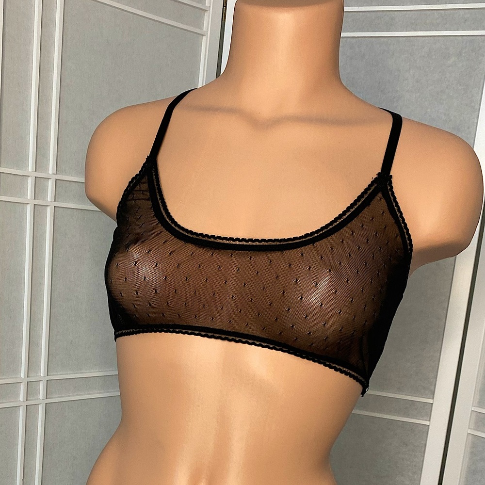 Sheer Racerback top